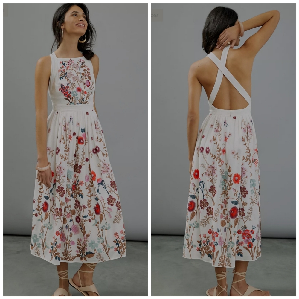 Anthropologie Eularia Maxi Dress